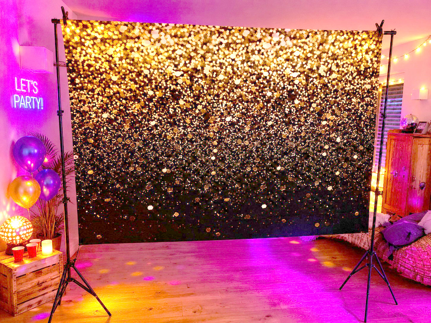 Hintergrund Schwarz Gold
